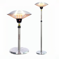 Chauffage au sol infrarouge 1500W 110V/220V pour salon de beauté, espace de repos semi-ouvert