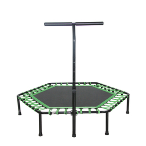 Trampolín Hexagonal de 50 Pulgadas para Gimnasio, con <span class=keywords><strong>Bungee</strong></span> de Seguridad para Adultos, para Ejercicio en Interiores - Product Image 2