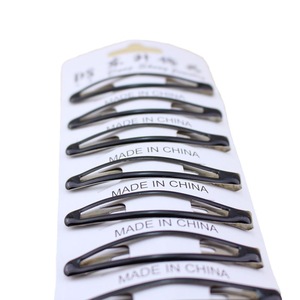 Metal Hair <b>Clip</b> Bangs Fixing Side <b>Clip</b> 6.2Cm Top <b>Clamp</b> Daily Use Women Made In China - Product Image 5