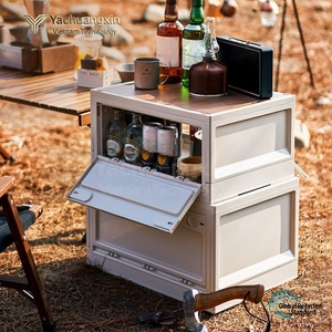Multifunctional Rectangle <b>Storage</b> <b>Box</b> With Wooden Top Engineered Wood Neatening <b>Storage</b> Bin For Organizing - Product Image 3