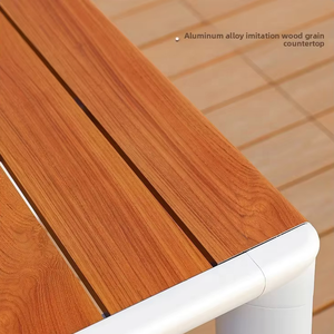 NUEVO Juego de Muebles de Comedor para Patio de 7 Piezas, Juego de Comedor para Exteriores con 1 Mesa y 6 Sillas, Juego de Comedor para Jardín, Piscina, Cafetería - Product Image 6