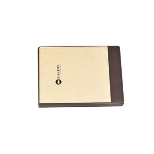 Logotipo personalizado de la cubierta de cuero de la PU del directorio de invitados para la habitación del hotel Carpeta de menú de restaurante de lujo <span class=keywords><strong>barato</strong></span> - Product Image 6