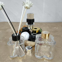 Flacon en verre vide pour parfum de 120 ml, flacon diffuseur en verre de 200 ml avec bâtonnets parfumés, adapté aux hôtels, aux maisons et aux salons