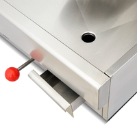Stainless Steel Gas-Fired Doner Kebab Machine Vertical Rotisserie Oven
