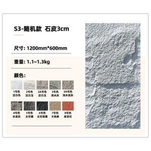 Pierre artificielle légère en PU, imitation cuir, vente directe d'usine, polyuréthane, simulation de mur extérieur, brique culturelle artificielle - Product Image 6