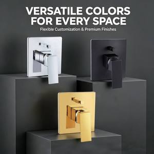 <span class=keywords><strong>Mitigeur</strong></span> de <span class=keywords><strong>douche</strong></span> en zinc facile à installer avec kit de fixation murale pour le marché du bricolage et finition chromée durable - Product Image 3