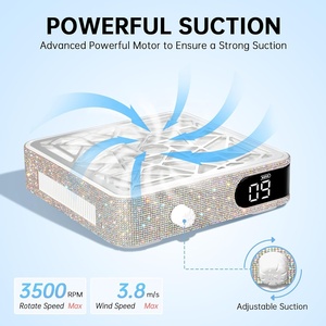 Extractor de Polvo para Uñas, Ventilador de Alta Potencia para Manicura, Aspiradora de Uñas con Filtro Extraíble para Herramientas de Salón - Product Image 2