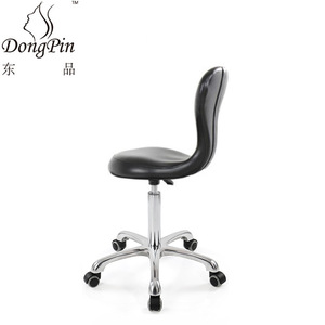 Chaise de salon de coiffure Dongpin Beauty, noire, pivotante, réglable en hauteur, modèle 9901 - Product Image 2