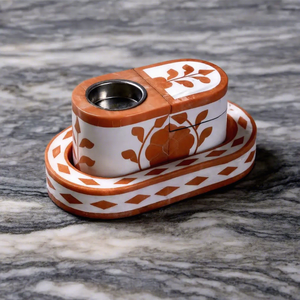 Juego de Quemadores de Incienso de Resina Hechos a Mano Gloss Crafts, Patrón Geométrico Hexagonal, Difusor Aromático de Incienso Indio para Todas las Estaciones - Product Image 5