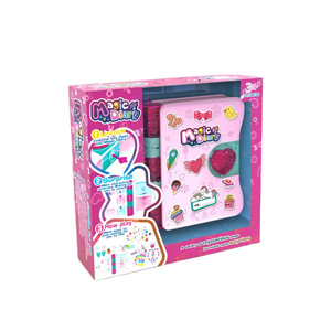 Cahier magique pour filles accessoires de fabrication de bijoux secrets autocollant fait main dessin animé multi beauté décoration livre magique pour enfants cadeau - Product Image 5