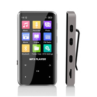 Reproductor de música MP3 MP4 digital multifuncional, botón táctil de pantalla de 2,4 pulgadas con cámara de Radio FM, compatible con oficina en casa y exteriores