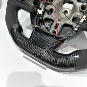 Volante Deportivo de Alto Rendimiento en Fibra de Carbono Negra con LED y Alcántara para <span class=keywords><strong>Renault</strong></span> Megane <span class=keywords><strong>RS</strong></span>/3/4 - Product Image 4