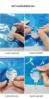 Pochettes souples réutilisables à bec verseur de 3 L, qualité alimentaire, imprimées en héliogravure, robustes, transparentes, pour bière et eau