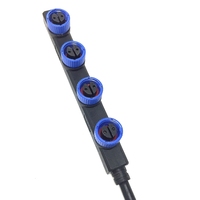 Connecteur de câblage électrique LLT M15 étanche 2, 3, 4 broches mâle/femelle IP67/IP68 – Distributeur de connecteurs de câbles