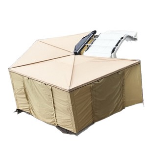 Toldo Lateral para Auto de Alta Resistencia, Tipo Ala de Murciélago, 270 Grados, Instalación Rápida Automática, Impermeable, para SUV, RV, Camping Todoterreno - Product Image 3