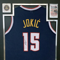 Boîte de présentation 3D en bois pour maillot de football ou de basketball, avec logo personnalisé, en carton noir