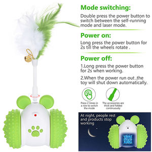 Giocattoli Interattivi per Gatti con Laser OEM, Movimento Irregolare, Velocità Regolabile, Stimola l'Istinto di Caccia - Product Image 6