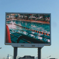 Écran LED fixe extérieur couleur haute luminosité IP65 étanche sur mesure pour la publicité commerciale des supermarchés, garantie 5 ans