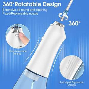 300ml nuevo diseño agua Flosser Ipx7 Combo en uno dientes hilo dental agua portátil Flosser <span class=keywords><strong>cepillo</strong></span> de dientes eléctrico agua hilo dental H2ofloss - Product Image 4