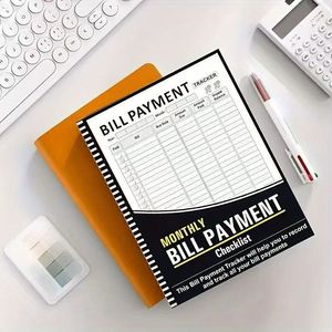 Quaderno per il monitoraggio delle spese con spirale, bestseller mensile, per una facile gestione del budget - Product Image 6