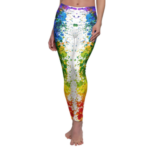 Leggings de sport pour femmes à taille haute, extensibles et ajustés, pour la course et l'entraînement, avec design personnalisé par sublimation - Product Image 6