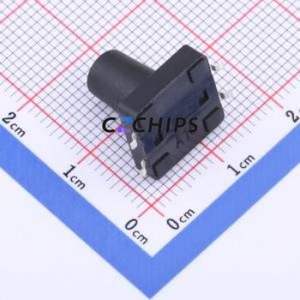 TSF002A13026A Tactile Switch SMD-4P,12x12mm Switch Round Button 2.6N Vertical Mount 12mm - Product Image 2