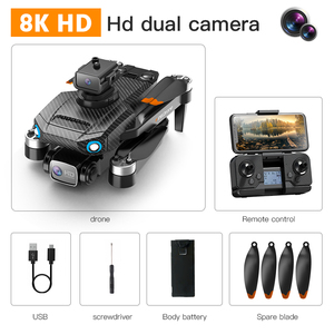 <strong>P8</strong> Pro <strong>Drone</strong> With GPS Brushless <strong>4K</strong> Dual Camera WIFI Quadcopter Five-Sided Intelligent Obstacle Avoidance Dron Toy - Product Image 3