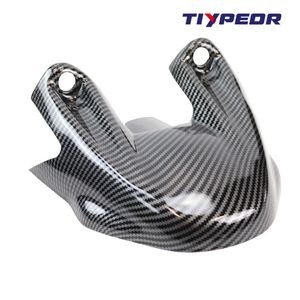 Extension de garde-boue avant style fibre de carbone TIYPEOR pour <span class=keywords><strong>Yamaha</strong></span> Tracer 9 GT 2021-2024, protection contre les éclaboussures pour moto - Product Image 2