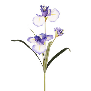 <b>Artificial</b> Iris Flowers Plastic Silk Single <b>Stem</b> White Red Pink Purple Blue Wedding Home Decor Table Setting - Product Image 4