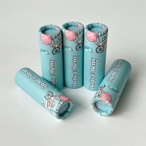 หลอดกระดาษใส่ลิปบาล์มแบบกระดาษรีไซเคิลได้เกรดสูงหลอดกระดาษสำหรับใส่ลิปบาล์ม - Product Image 1