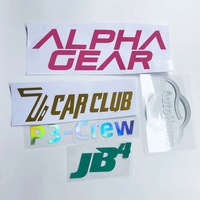 Utilisation en extérieur Logo amovible lettre découpée transfert de vinyle autocollant de fenêtre de voiture autocollants de voiture personnalisés