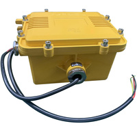 Projecteur LED UFO antidéflagrant IP65 étanche avec dispositif de conversion d'alimentation d'urgence 10-40W, batterie LiFePO4, autonomie d'urgence 1-3H