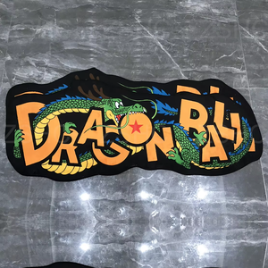 Alfombras y alfombras antideslizantes con letras de bola de estilo <span class=keywords><strong>Dragon</strong></span> Anime para niños recién llegados al por mayor, alfombra esponjosa personalizada 3D para el hogar - Product Image 1