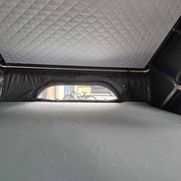 Tente de Toit de Voiture à Coque Rigide 2 Personnes en Aluminium pour 4x4 Tout-Terrain, Idéale pour l'Outback et les Randonnées