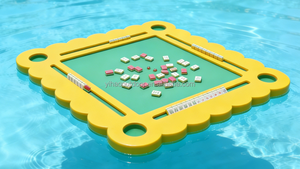 Table de Mahjong Flottante pour Piscine, Hôtel, Maison, Jeu Aquatique Extérieur, Table de Dominos, Tapis de Mahjong Étanche, Tables de Jeu Flottantes - Product Image 5