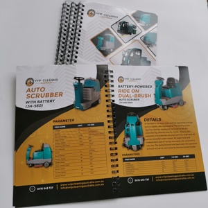 Máy Tính Xách Tay Xoắn Ốc Mới Chất Lượng Cao-o Softcover Tạp Chí Tập Sách In Ấn A4 A5 A6 4c + 4c CMYK Pantone Glossy Nghệ Thuật Giấy - Product Image 4