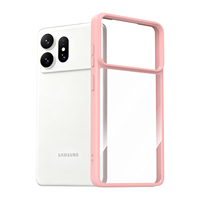 Casing Bumper Transparan untuk Samsung Galaxy S27 Ultra Anti Gores Anti Noda Plastik Keras Bagian Belakang Tepi Lembut Cangkang Tahan Guncangan