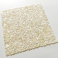 Vente en gros Mosaïque de coquillage Mosaïque de nacre Artisanat naturel Carrelage Comptoir de bar pour cuisine Balcon Salle de bain Décoration murale