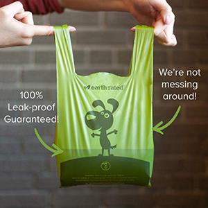 Großhandel Kunststoff Schwarz Grün Gelb Weste Griff Haustier Müll Abfall Poo Bag Biologisch abbaubare <span class=keywords><strong>Doggie</strong></span> Go Out T-Shirt Pet Dog Poop Bag - Product Image 5
