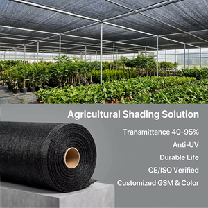 Voile d'ombrage professionnelle noire haute densité traitée anti-UV, taux d'ombrage 30%-95%, pour cultures agricoles en extérieur - Product Image 1