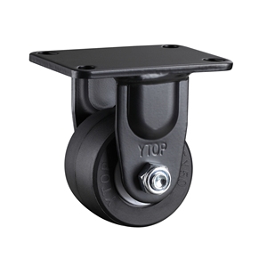 2 Zoll kleines Rollenrad Drehbare Platte Castor-Balllager Werkbankrad Trolley Nylon-Möbeltrailer - Product Image 3