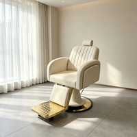 Vente directe d'usine de chaises de coiffure pour femmes de haute qualité, chaise de barbier moderne et chaise de maquillage pour la maison, les salons de beauté et les magasins.