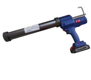 Pistola de calafateo eléctrica de grado industrial con batería de 21V, 300ml/600ml, con 2 cartuchos de baterías de litio y sellador de salchichas para coches - Product Image 3