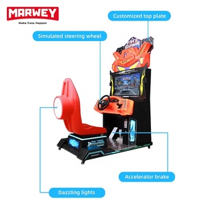 Đồng Tiền nóng giá rẻ hoạt động xe đua Arcade Mô phỏng đồng tiền hoạt động điện tử trò chơi video chuyển động mô phỏng đua máy - Product Image 2