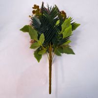 Bouquet de roses artificielles en forme d'éventail, idéal pour les cérémonies funéraires, les mariages et la décoration de table à la maison - Offre spéciale