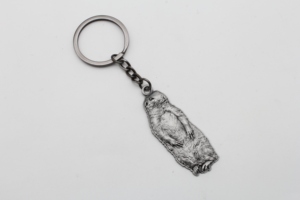 Portachiavi in Metallo Anticato a Forma <span class=keywords><strong>di</strong></span> Marmota per Souvenir del Parco Nazionale Rocky Mountain - Product Image 2