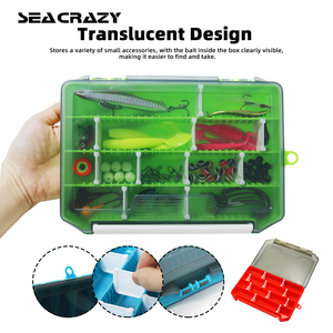 Caja <span class=keywords><strong>de</strong></span> <span class=keywords><strong>Pesca</strong></span> <span class=keywords><strong>de</strong></span> Plástico <span class=keywords><strong>de</strong></span> Alta Calidad, OEM ODM, 20.5*14*2.5cm, 6 Colores, <span class=keywords><strong>de</strong></span> Una Sola Capa, para Señuelos <span class=keywords><strong>de</strong></span> <span class=keywords><strong>Pesca</strong></span>, Juego <span class=keywords><strong>de</strong></span> Herramientas, para Ríos y Lagos - Product Image 3