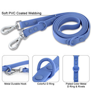 Arnés de seguridad de neopreno para perros, accesorio ligero con logotipo personalizado, suave, acolchado, capa de aire, con correa de <span class=keywords><strong>Collar</strong></span> de PVC, nuevo - Product Image 5