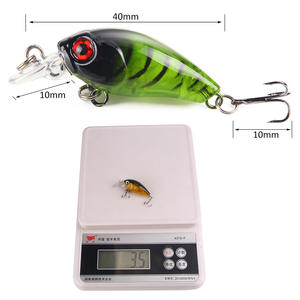 Señuelo de Pesca Rock Crank de 40 mm y 3.8 g, Flotante, para Pesca de Lubina, Cebo Artificial para Pesca con Señuelos - Product Image 1
