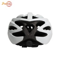 Casque de vélo de sécurité Jinta PC EPS Shell avec lumière arrière détachable rechargeable et doublure en velours thermocollée